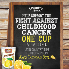 Country Time lemonade brand logo reinforcing trusted summer beverage