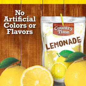 Kids enjoy Country Time lemonade during snack time
