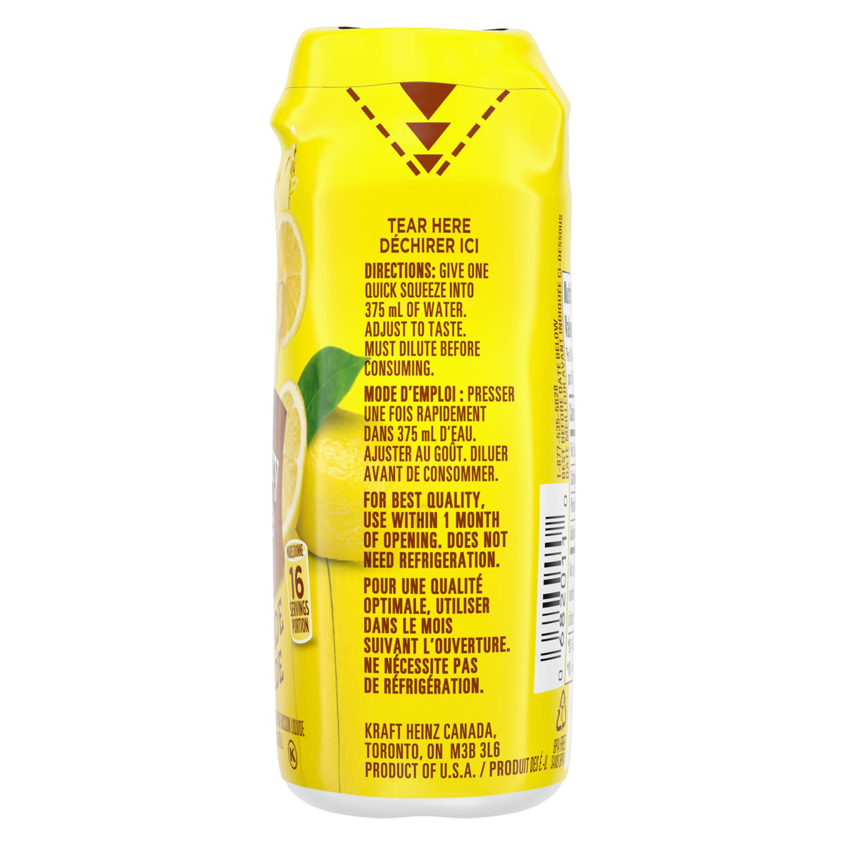 Country Time Lemonade on-the-go bottle ideal for picnics and breaks.
