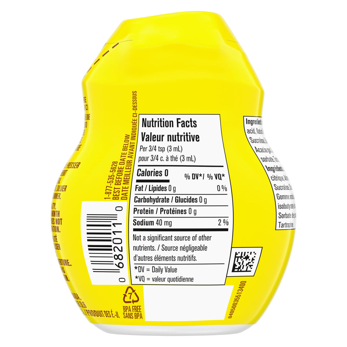 Country Time Lemonade sachets show easy-dissolve format for on-demand drinks.