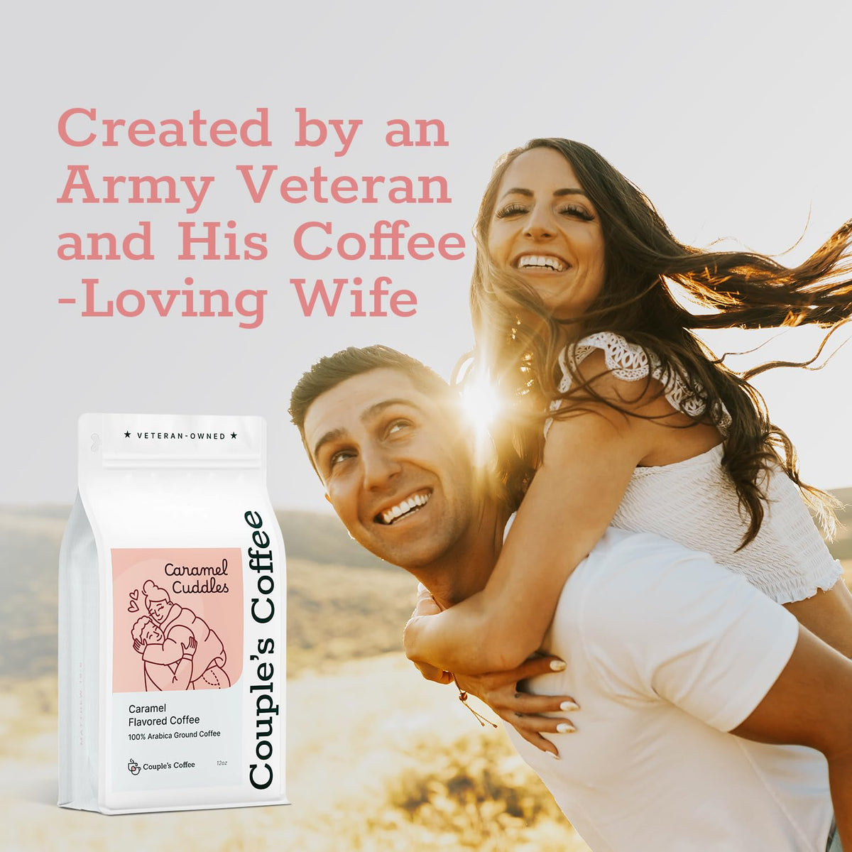 Gift-ready packaging of Couple's Coffee Caramel Cuddles