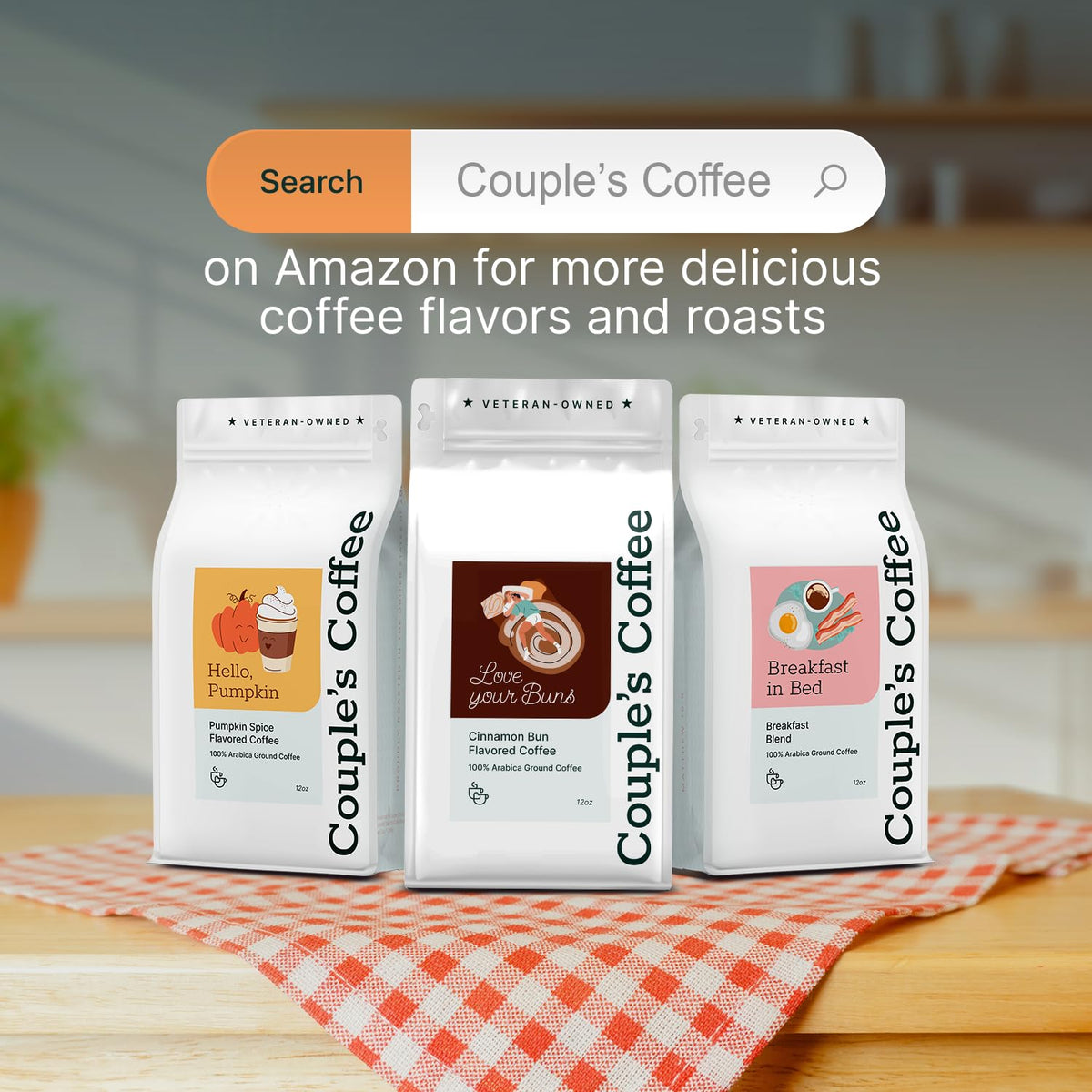 Couple's Coffee Co Supporting military families with every purchase.