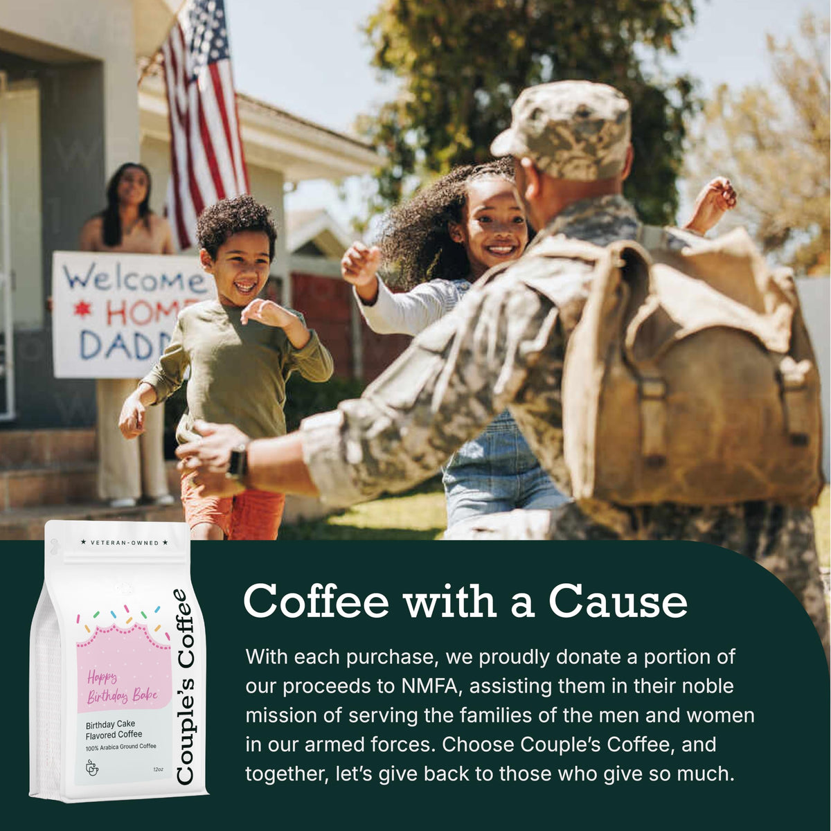 Couple's Coffee Ground Coffee mug in a cozy morning ritual.
