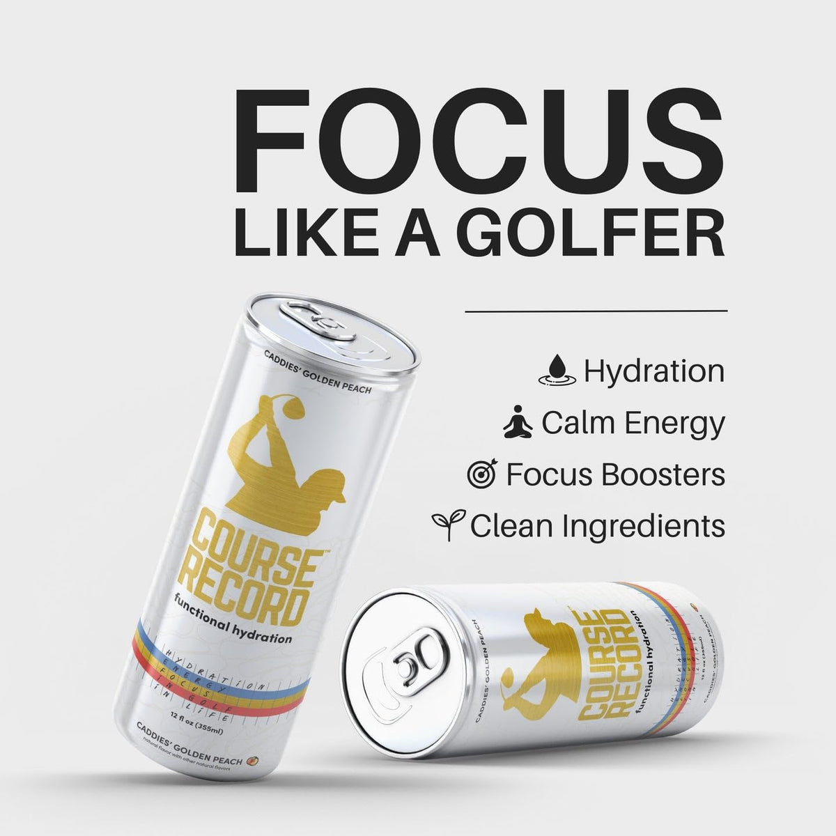 Course Record brain focus on course emphasizes mental clarity with on-course decision-making under pressure.
