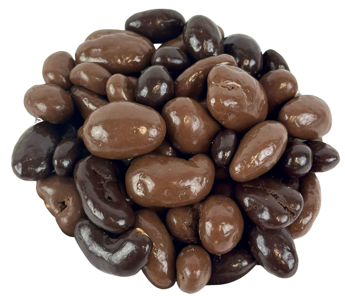 Cozy Confections milk and dark chocolate-covered mixed nuts for snacking and gifting