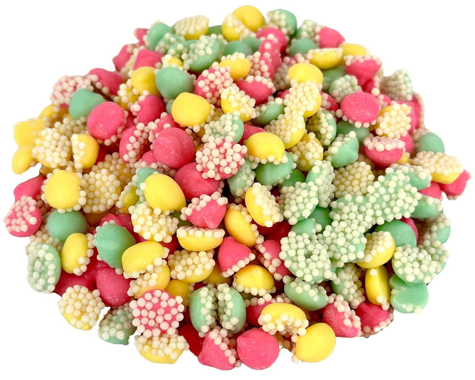 Cozy Confections Misty Mints pastel nonpareils with mint flavor for dessert decoration and snacking