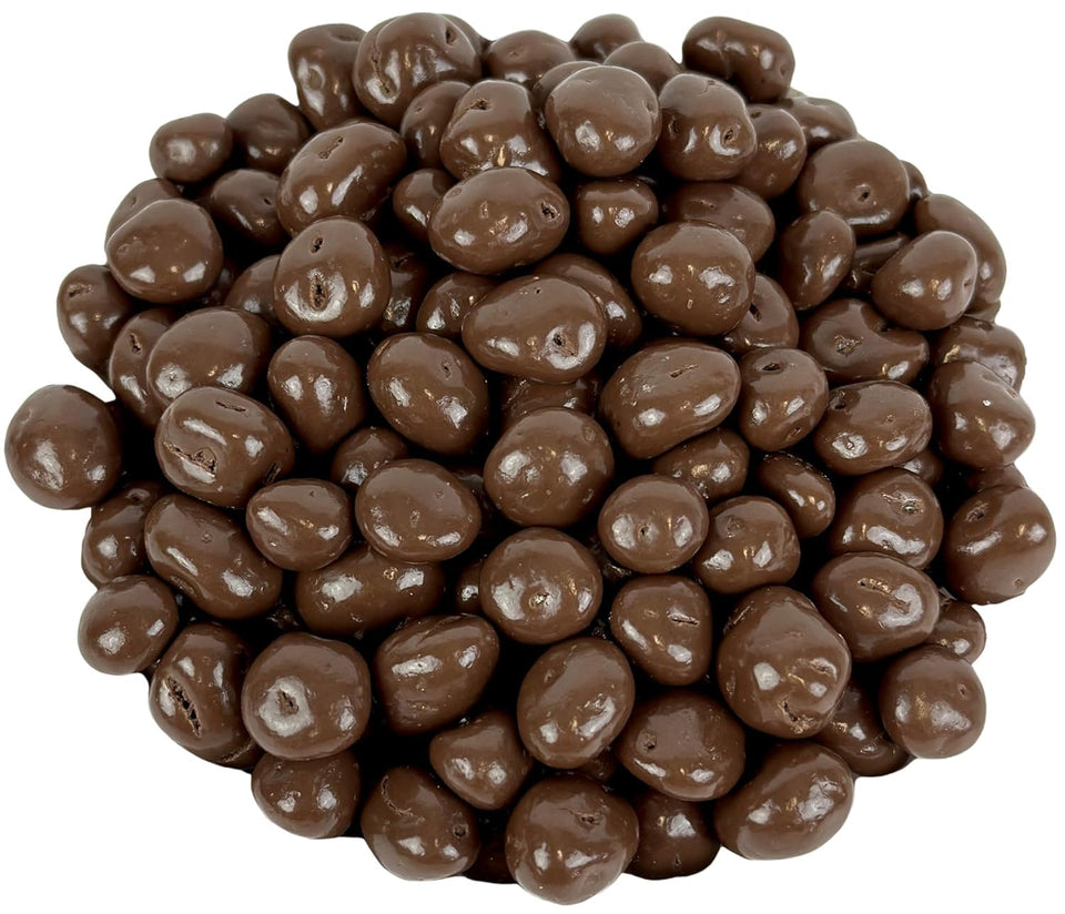 Cozy Confections No Sugar Added Milk Chocolate Raisins in a resealable bag for on-the-go snacking.