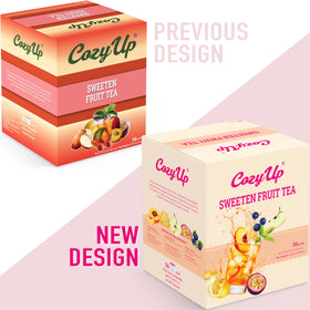 Cozy Up Keurig iced tea over ice brewing setup for quick refreshment.