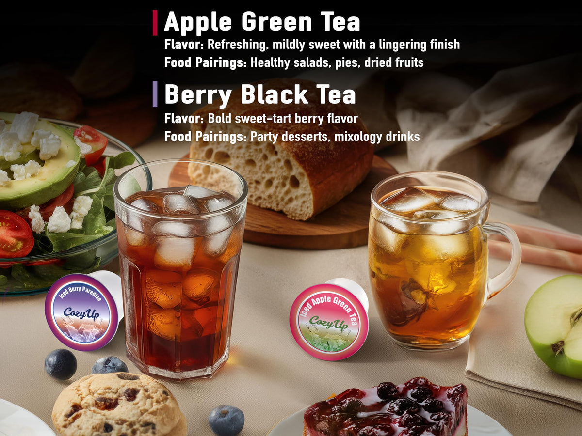 Cozy Up Lemon black tea pod for citrusy, refreshing sip.