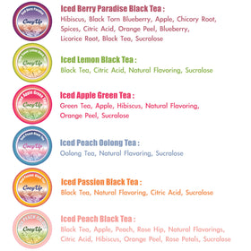 Cozy Up Peach oolong tea pod with floral, balanced taste.