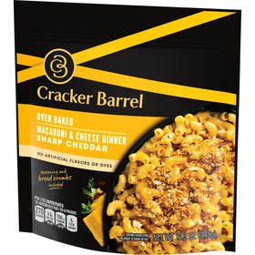 Serving Cracker Barrel mac and cheese to the table for sharing and smiles.