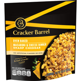 Cracker Barrel oven-baked dinner bubbling in the pan, a cozy weeknight option.