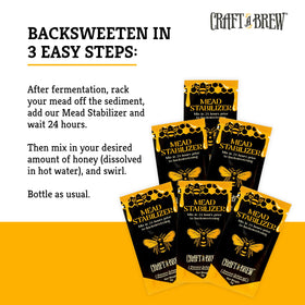 Craft A Brew stabilizer packaging on a clean workspace.