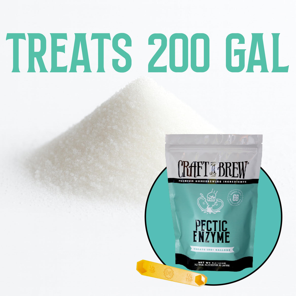 Craft A Brew pectic enzyme pour aids haze reduction during fermentation.