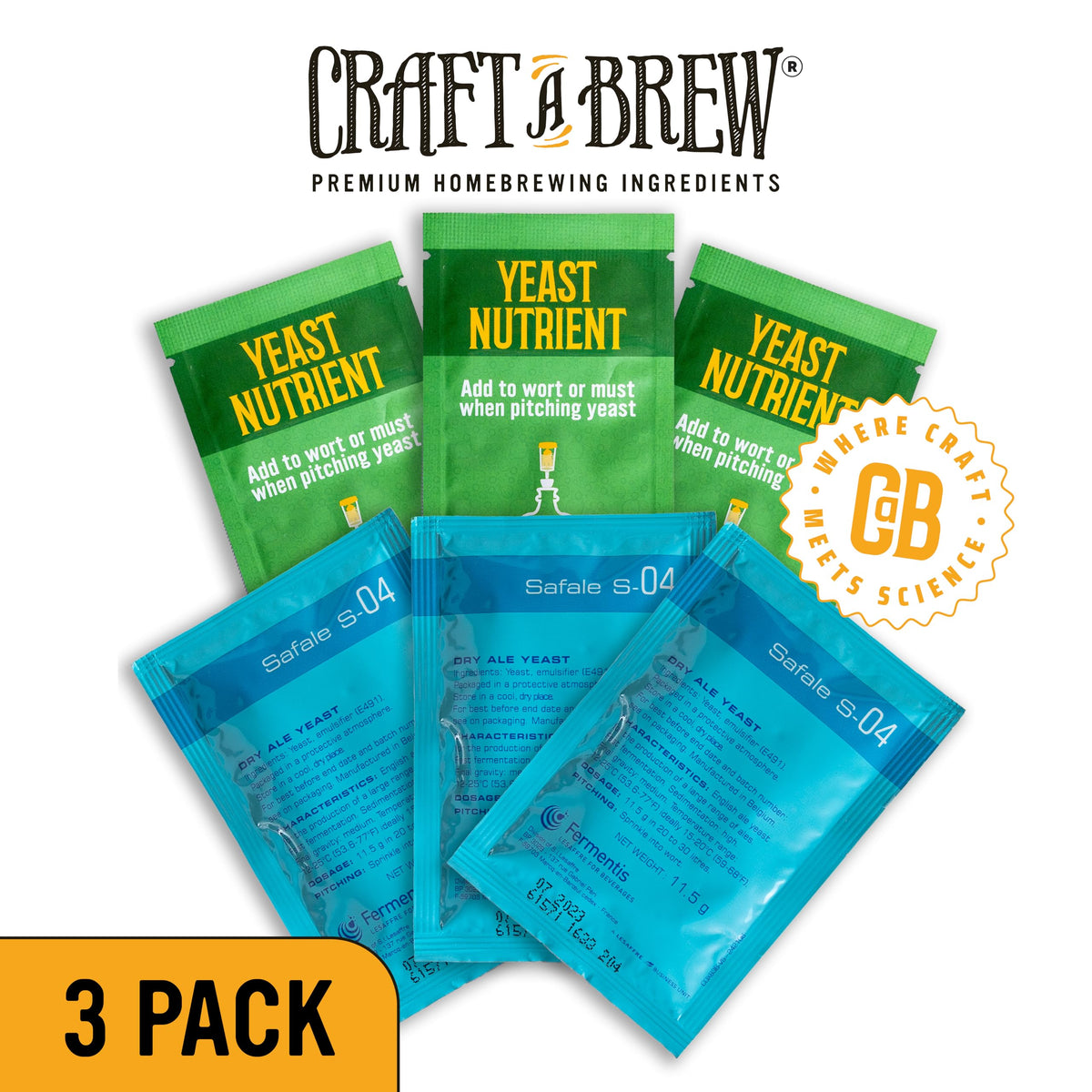Craft A Brew Safale S-04 during fermentation at optimal temperature for crisp ales.
