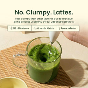 Crafti first harvest matcha for vibrant, bright color
