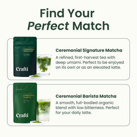 Crafti hot matcha ceremony for cozy morning ritual