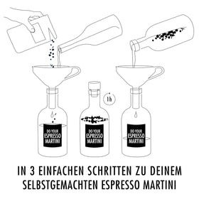 Craftly Espresso Martini Infusion Kit customizable labels for personalizing gifts