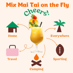 Craftmix Blood Orange Mai Tai gift box, ideal for party favors and gifts.