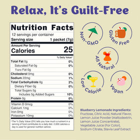 CraftMix Blueberry Lemonade packets simplify homemade drinks in seconds.
