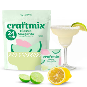 Craftmix Classic Margarita packet for quick, low-calorie flavoring.
