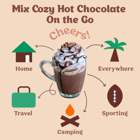 Craftmix Cozy Hot Chocolate served in a cozy setting for relaxing nights