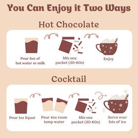 Craftmix Cozy Hot Chocolate single packet ideal for on the go flavor convenience