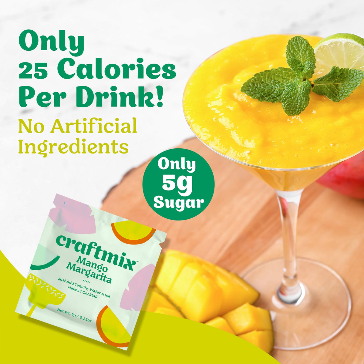Craftmix dairy-free vegan mixer for plant-based beverages.