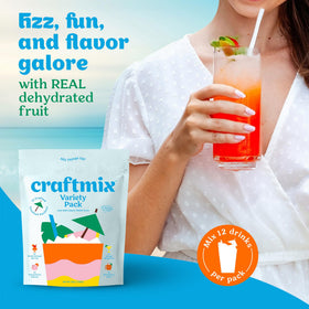 Craftmix flavor packets show pre-measured portions for easy prep.