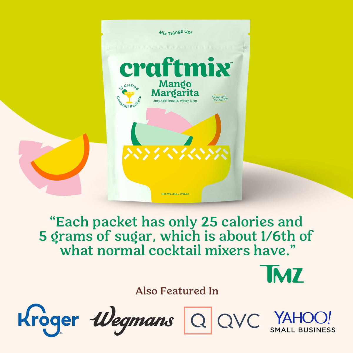 Craftmix gluten-free non-GMO packet suited for dietary-friendly beverages.