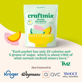 Craftmix gluten-free non-GMO packet suited for dietary-friendly beverages.