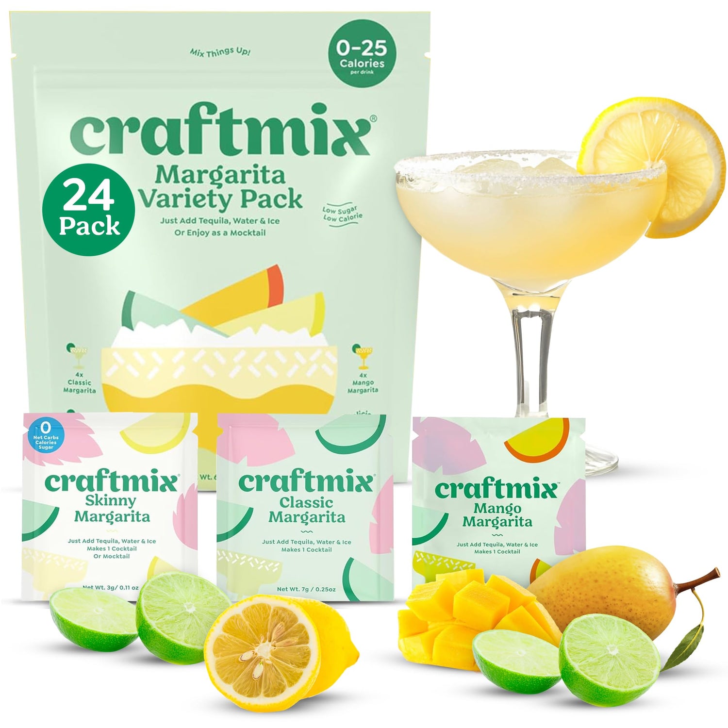 Craftmix Margarita Variety Pack overview for quick, versatile drinks