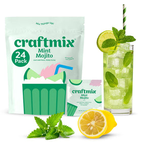 Craftmix Mint Mojito Packet ready to mix with water for a refreshing, low‑calorie drink