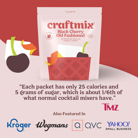 CraftMix party gifting pack image suggests a health-conscious entertaining option.