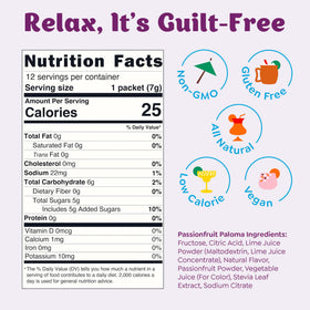 CRAFTMIX Passionfruit Paloma mocktail ready mix for a guilt-free option