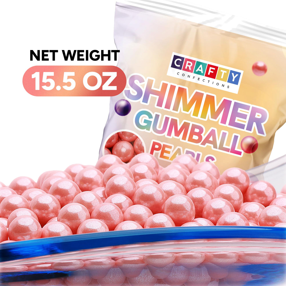 Gumball machine refill option from Crafty Confections Shimmer Gumballs.