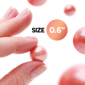 Shimmer Gumballs with pearl coating add sparkle to celebrations.