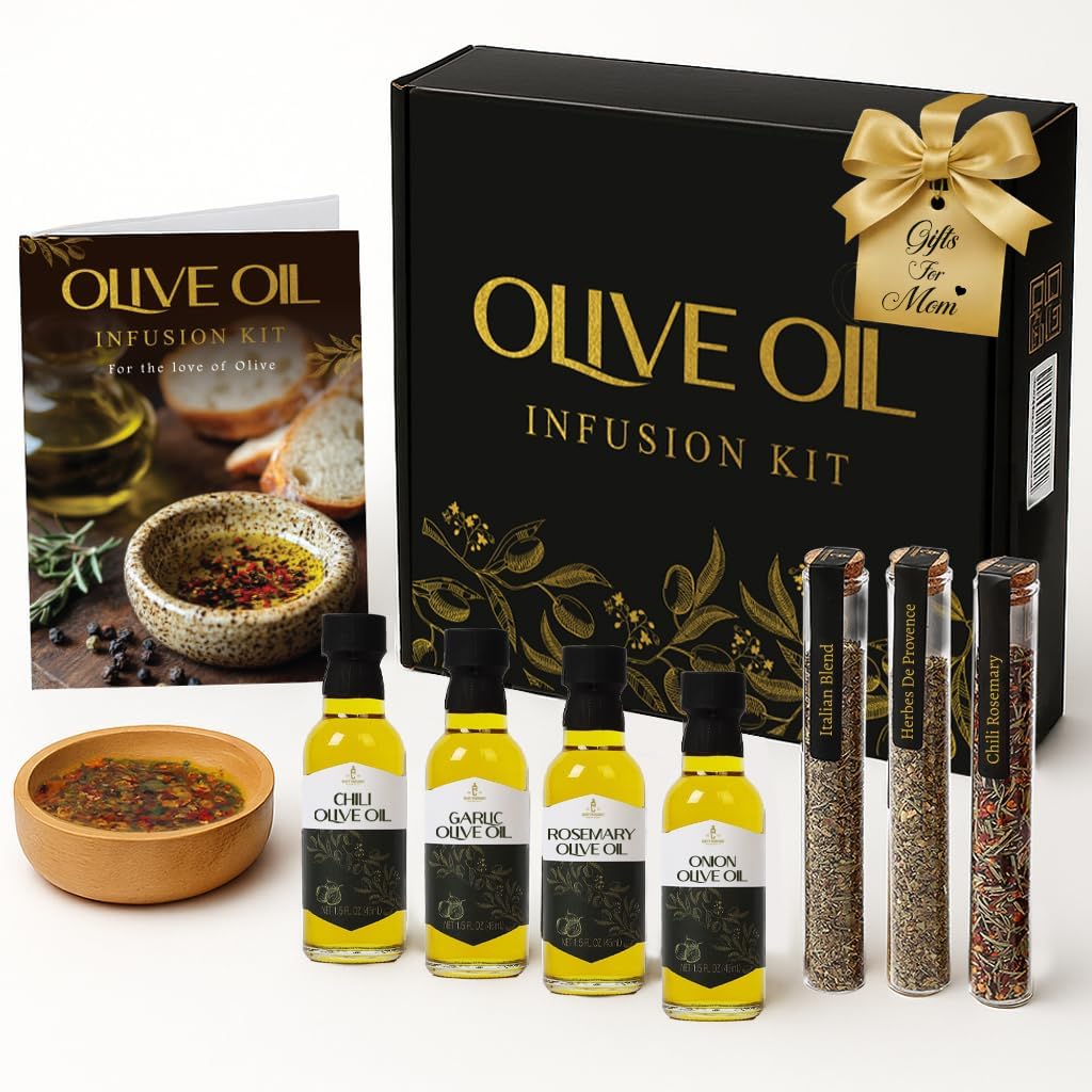 Crafty Mixologist garlic-infused olive oil bottle for bold, savory flavor in pasta