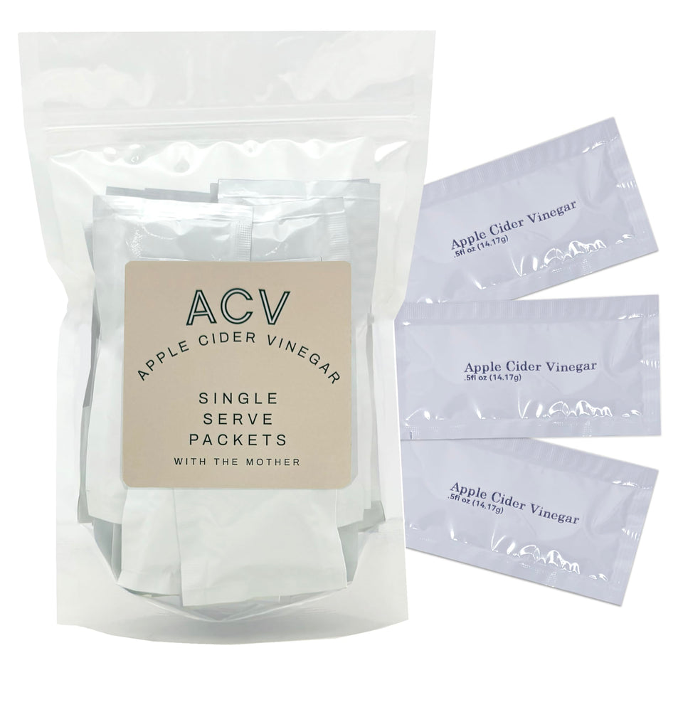 Crait Apple Cider Vinegar packets, 25-pack, convenient for on-the-go daily routines.