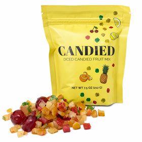 Crait Candied Fruit Mix bag ready for baking and festive garnishes.