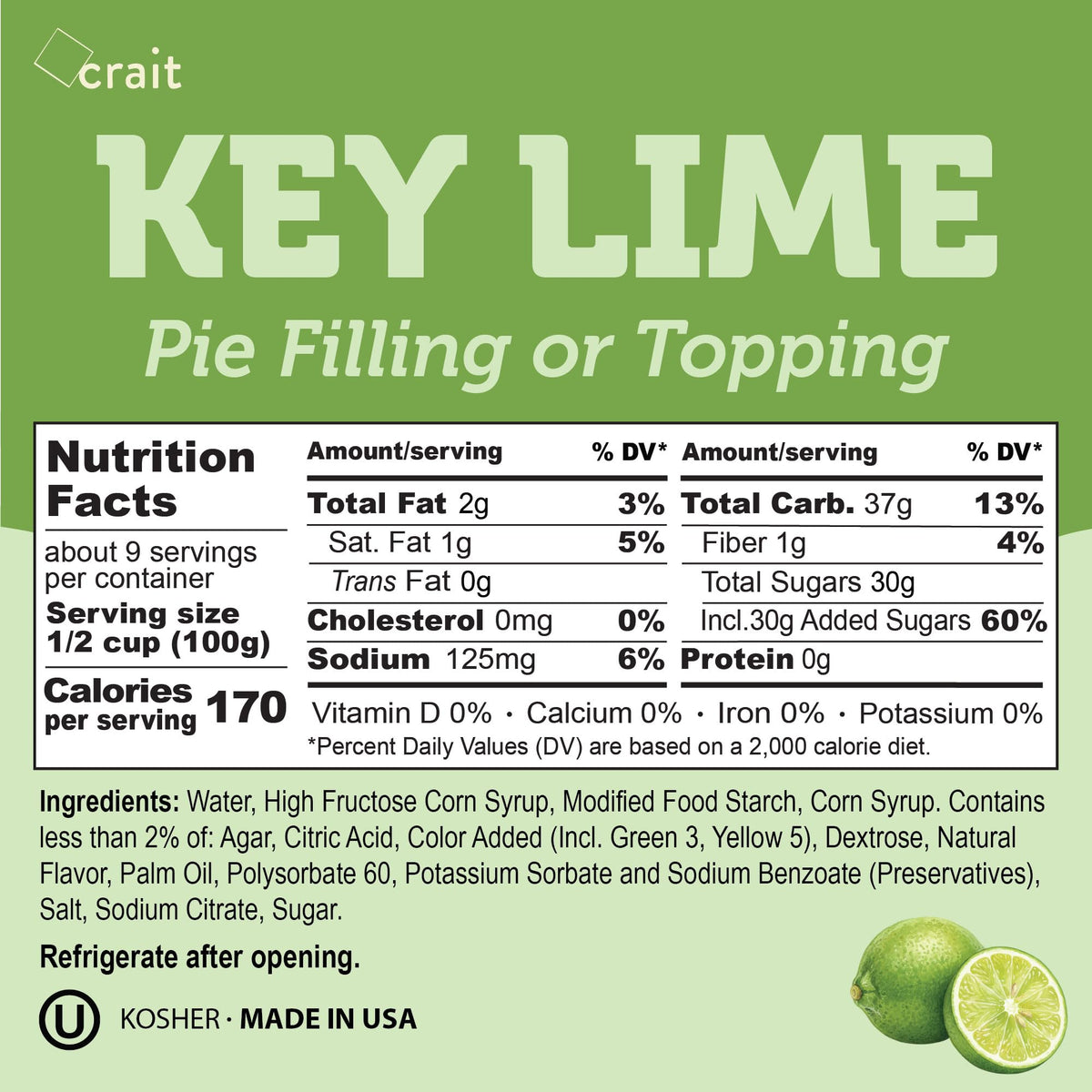 Crait Key Lime Pie Filling pour demonstrates quick, even distribution for pies and pastries.