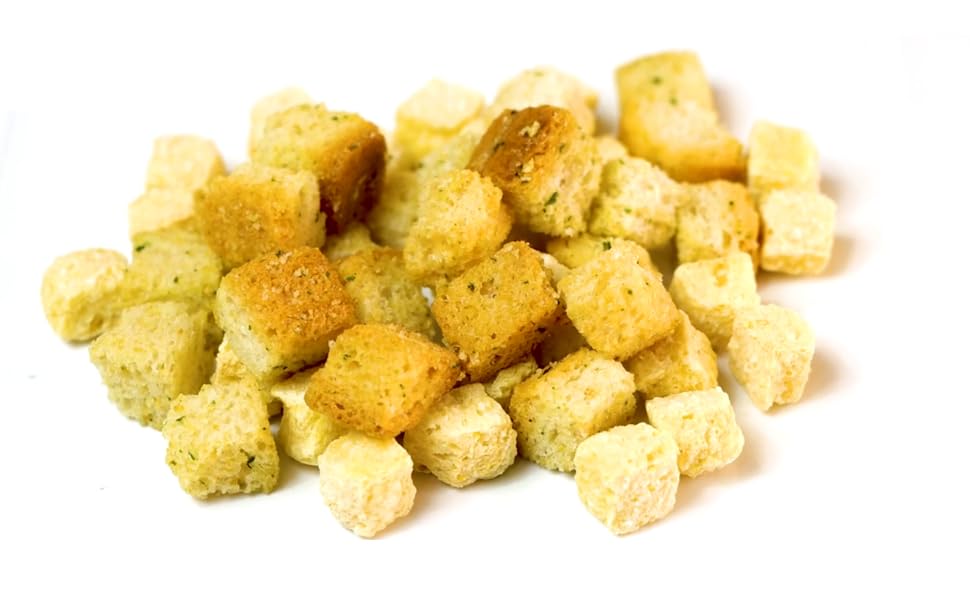 Crait mini croutons for stuffing or casseroles with extra crunch