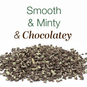 Crait Mint Chocolate Baking Chips in a bag showcasing fresh packaging