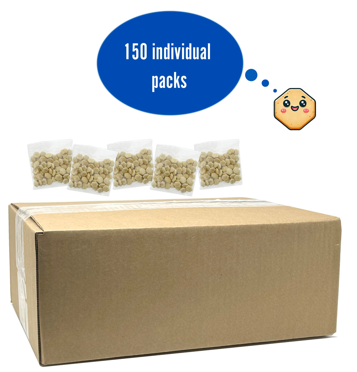 Crait Oyster Crackers bulk pack 150 shown for family meals and gatherings.