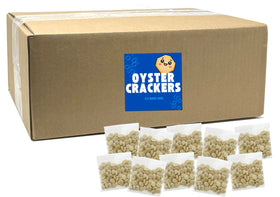 Crait Oyster Crackers individual pack front for convenient snacking.