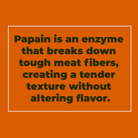 Crait Papain Powder salt-free formula for flexible seasoning.