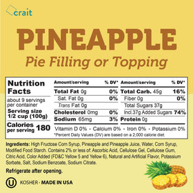 Crait Pineapple Pie Filling bag pour spout for clean, mess-free application