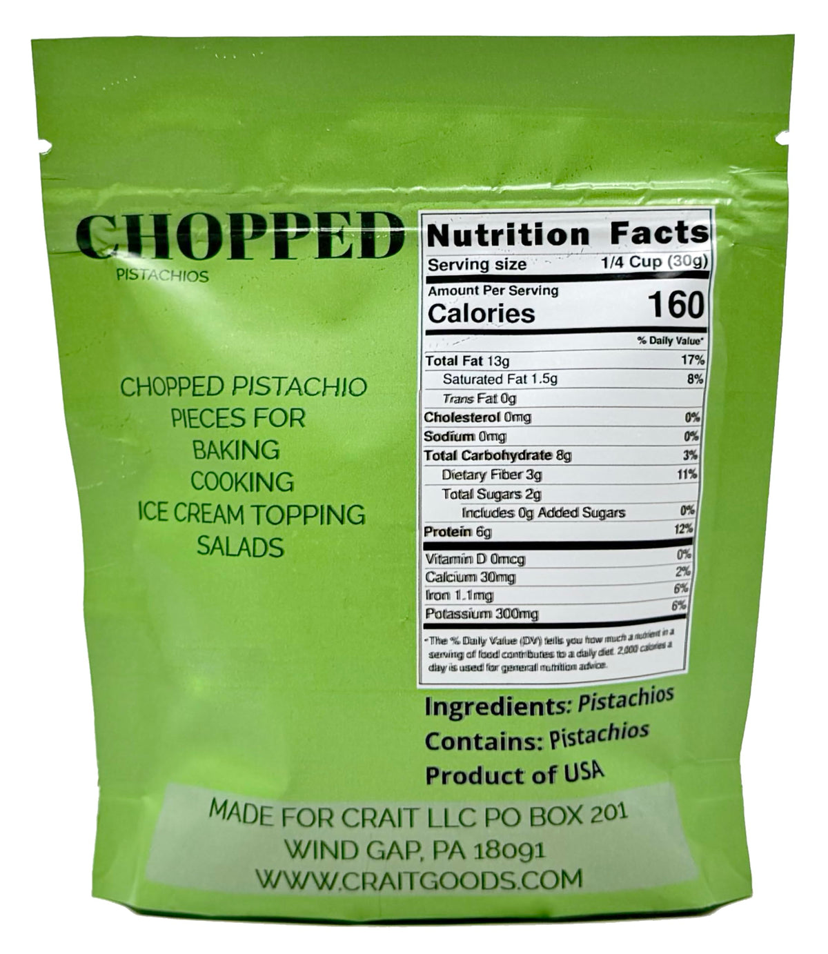 Crait pistachios with lab-verified quality for consistent freshness.