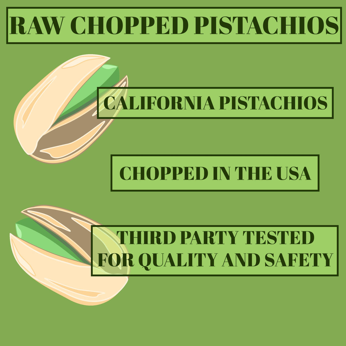 Crait pistachios topping cookies and salads for crunch.