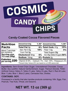 Crait rainbow chips sprinkled on ice cream for color and texture